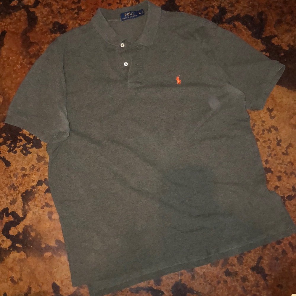 Brown Ralph Lauren polo